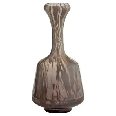 Cyan Design Billow Handmade Glass Table Vase In Grey