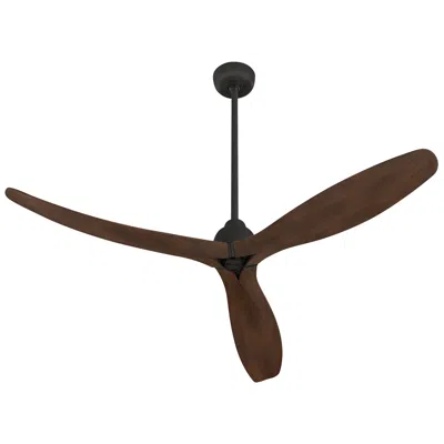 Cyan Design Bora Bora Ceiling Fan - Black - Walnut In Brown