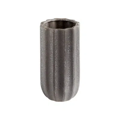Cyan Design Brutalist Decorative Vase In Black;gray