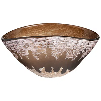 Cyan Design Callisto Bowl - Amber Brown