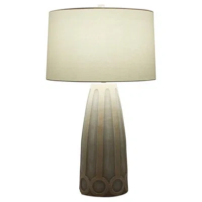 Cyan Design Camden Ceramic Table Lamp In White;beige