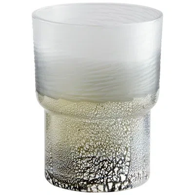 Cyan Design Canyonland Clear/guilded Silver Glass Table Vase