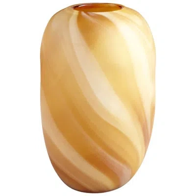 Cyan Design Caramel Spring Orange/ivory Glass Table Vase