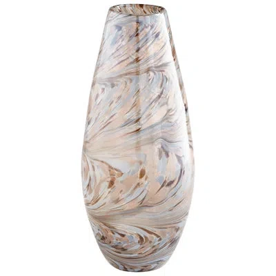 Cyan Design Caravelas Light Blue/sand Glass Table Vase