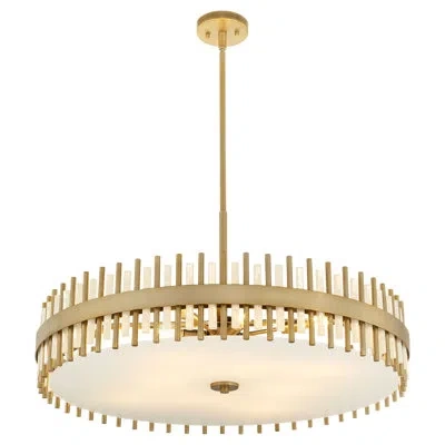 Cyan Design Cassio 8 Light Pendant | Aged Brass In Antique Brass