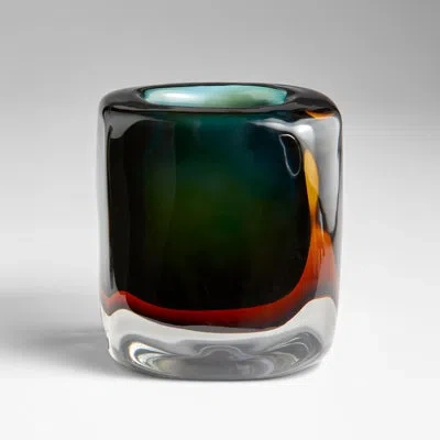 Cyan Design Celosia Handmade Glass Table Vase In Multi Color