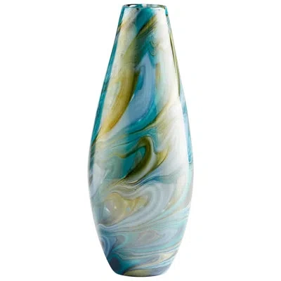 Cyan Design Chalcedony Blue Glass Table Vase