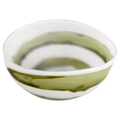 Cyan Design Denali Glass Decorative Bowl In White;green