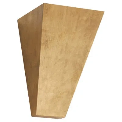 Cyan Design Doro Triangle Iron Accent Shelf In Gold Leaf