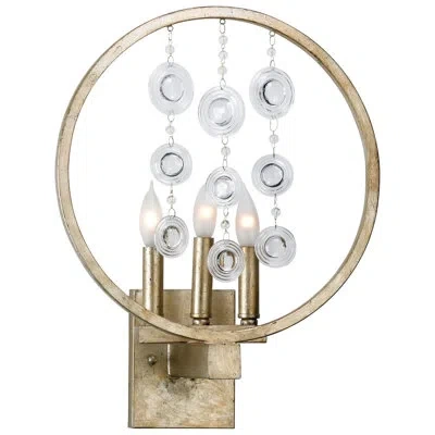 Cyan Design Emilia 3 - Light Dimmable Antique Bronze Candle Wall Light