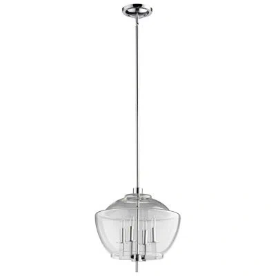 Cyan Design Empoli 4 - Light Single Schoolhouse Pendant In Chrome