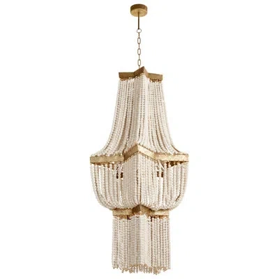 Cyan Design Estrella 3 - Light Unique / Statement Empire Chandelier In Gold;gold Leaf