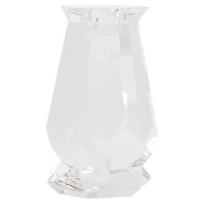 Cyan Design Faceted Crystal Tabletop Candlestick In Clear