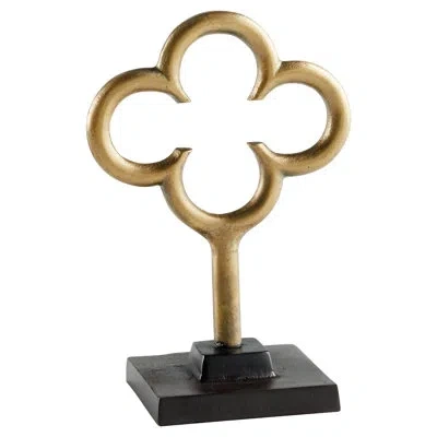 Cyan Design Folium Sculpture In Black;gold