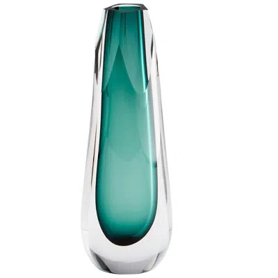 Cyan Design Galatea Decorative Table Vase In Teal