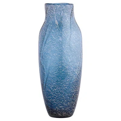 Cyan Design Galaxy Handmade Glass Table Vase In Blue