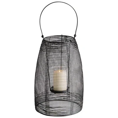 Cyan Design Gauze Decorative Lantern In Graphite