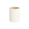 Cyan Design Harmonica Decorative Vase In White