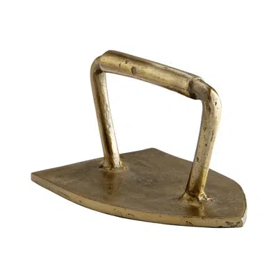 Cyan Design Iron Token Sculpture In Aged Brass