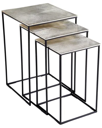 Cyan Design Jetson Accent Table In Metallic
