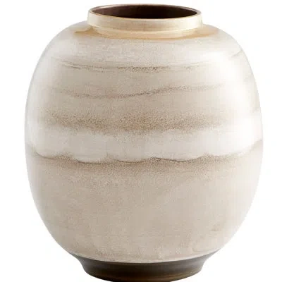 Cyan Design Kasha 11.75'' Porcelain Table Vase In Neutral