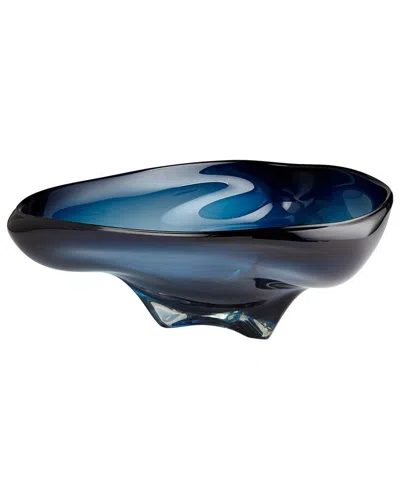 Cyan Design Large Alistair Bowl In Blue