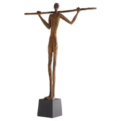 Cyan Design Maasai 18.25" Width Handmade People Figurines & Sculptures In Brown,black