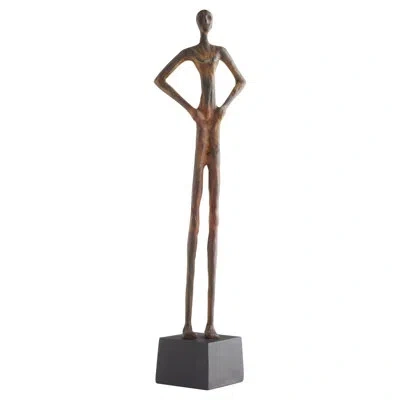 Cyan Design Maasai 4" Width Handmade People Figurines & Sculptures In Brown,black