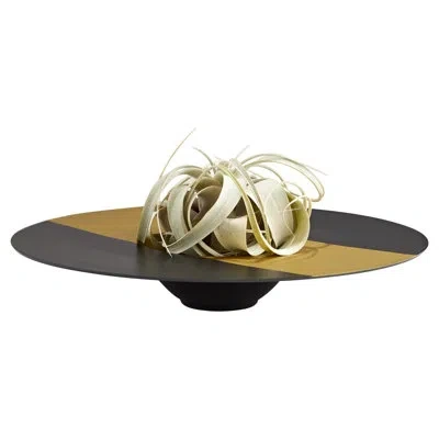 Cyan Design Magen Ottoman Tray In Black;gold
