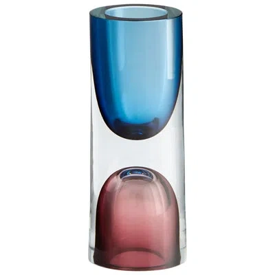 Cyan Design Majeure Decorative Table Vase In Purple,blue