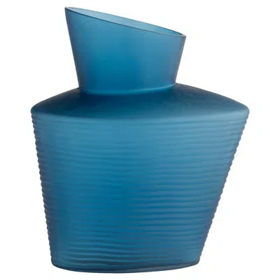Cyan Design Manarola Handmade Glass Table Vase In Blue
