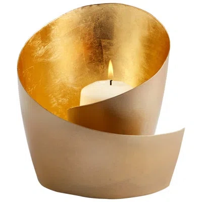 Cyan Design Mars 6.25" Iron Tabletop Votive Holder In Brass