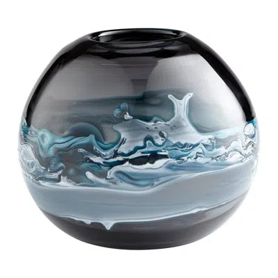 Cyan Design Mescolare Decorative Table Vase In Blue;white;smoke