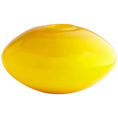 Cyan Design Moonbeam Dual Finish Bright Yellow Vase In Multi