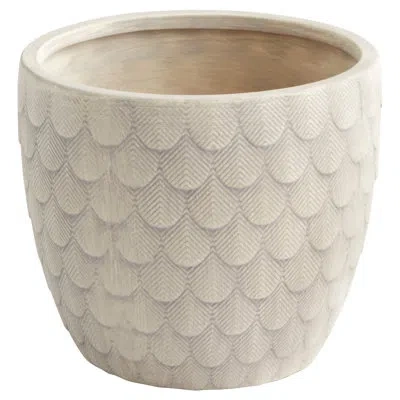 Cyan Design Nereus Ceramic Pot Planter In Natural Gray