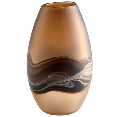 Cyan Design Nina Decorative Table Vase In Tan;chocolate