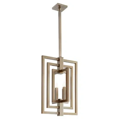 Cyan Design Nolana 2 - Light Geometric Chandelier In Dark Brass