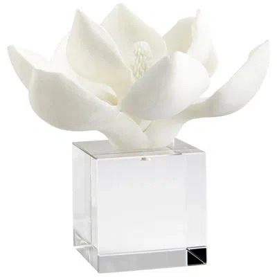 Cyan Design Oleander Flower Decorative Table Sculpture In White
