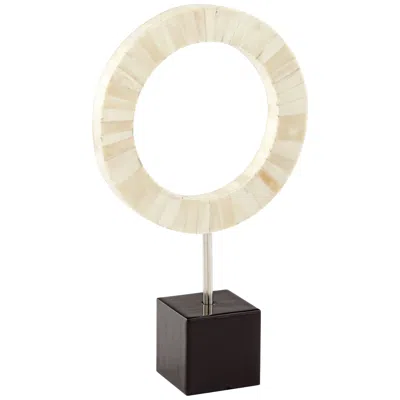 Cyan Design Olympian 19 1/4" High Bone And Black Modern Sculpture In White