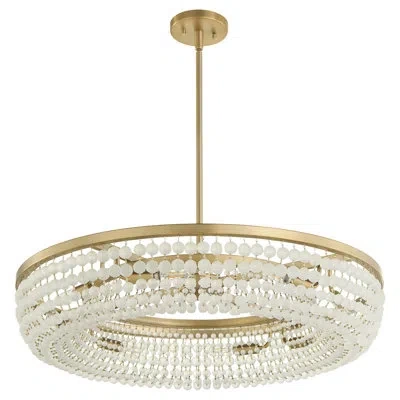 Cyan Design Ophelia 8 Light Chandelier | Aged Brass In Antique Brass