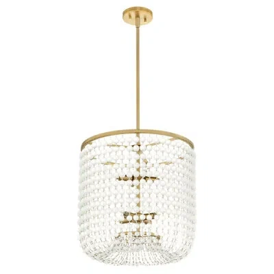 Cyan Design Ophelia 8 Light Pendant | Aged Brass