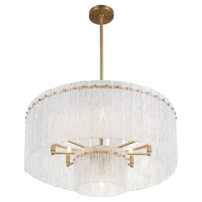 Cyan Design Othello 9 - Light Unique/statement Tiered Chandelier In Antique Brass