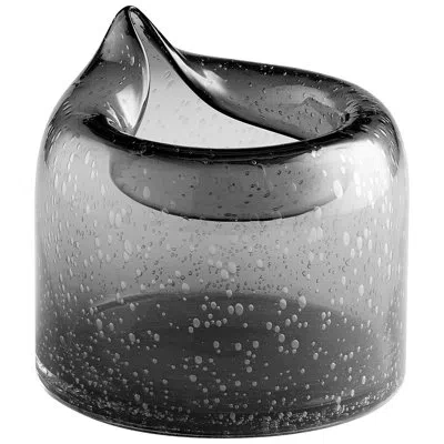 Cyan Design Oxtail Gray/translucent 8.25" Glass Table Vase