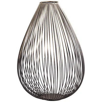 Cyan Design Pagoda Graphite Iron 10 1/2" High Modern Wire Vase In Multi