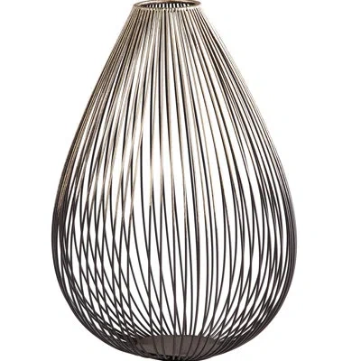 Cyan Design Pagoda Graphite Metal Table Vase