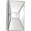 Cyan Design Pentallics 15 3/4" X 25 1/2" Rectangular Wall Mirror In Silver