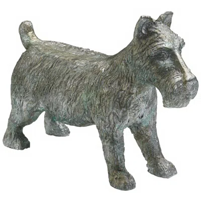 Cyan Design Pewter Finish Collectible Large 6" High Scottie Dog Token