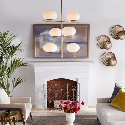 Cyan Design Pod Chandelier In Gold;white