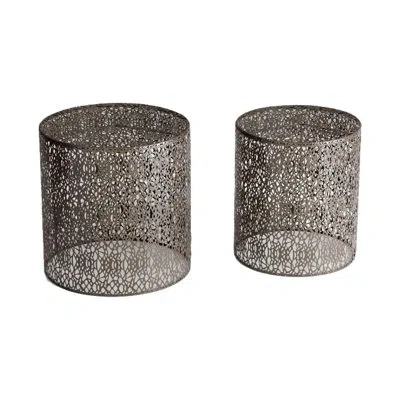 Cyan Design Portman 2 Piece Nesting Tables In Graphite