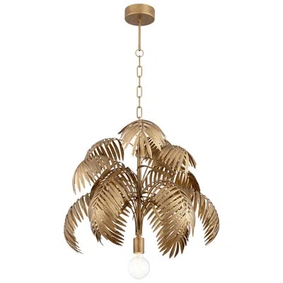 Cyan Design Ravello 1 - Light Unique / Statemen Chandelier In Antique Brass